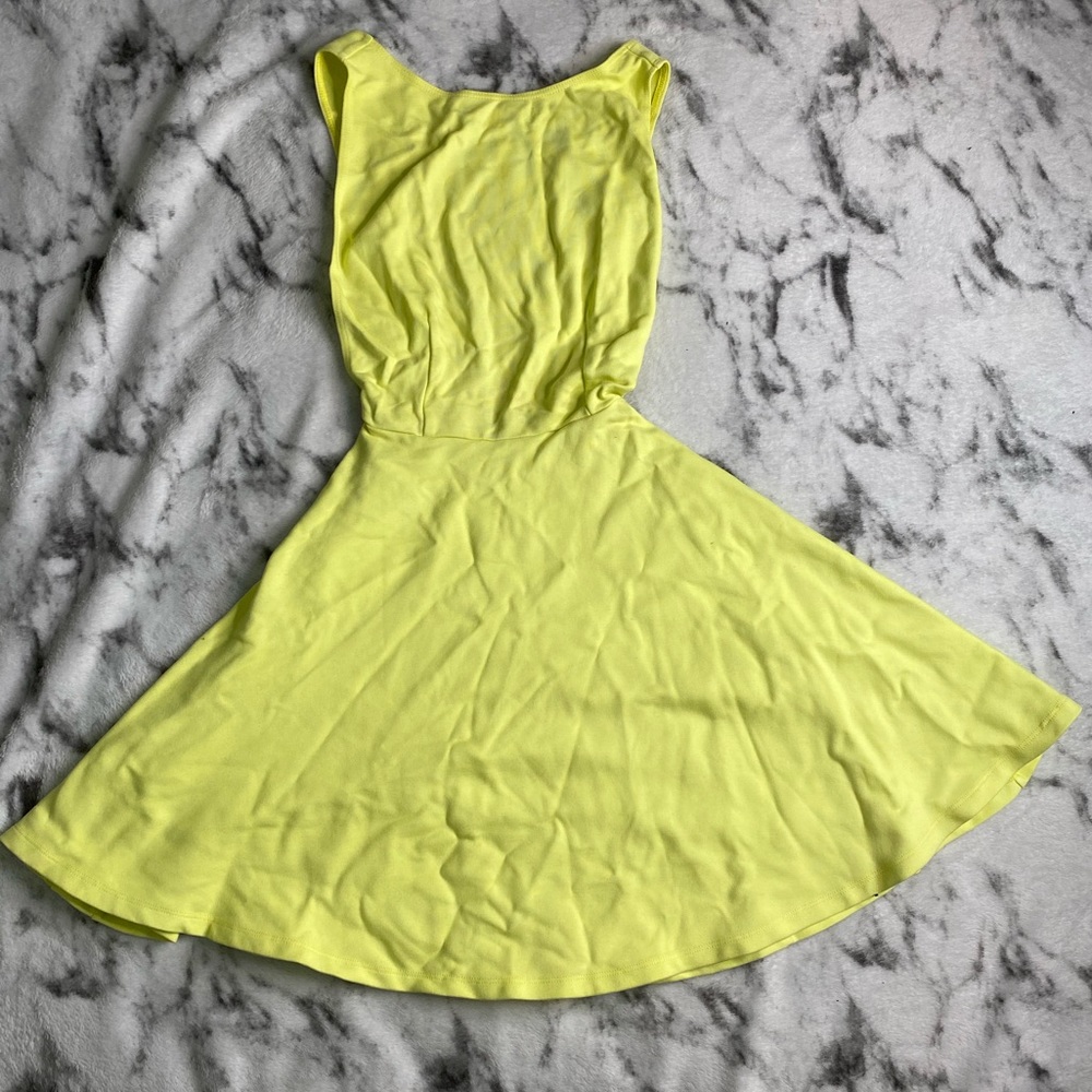 American Apparel bright yellow dress